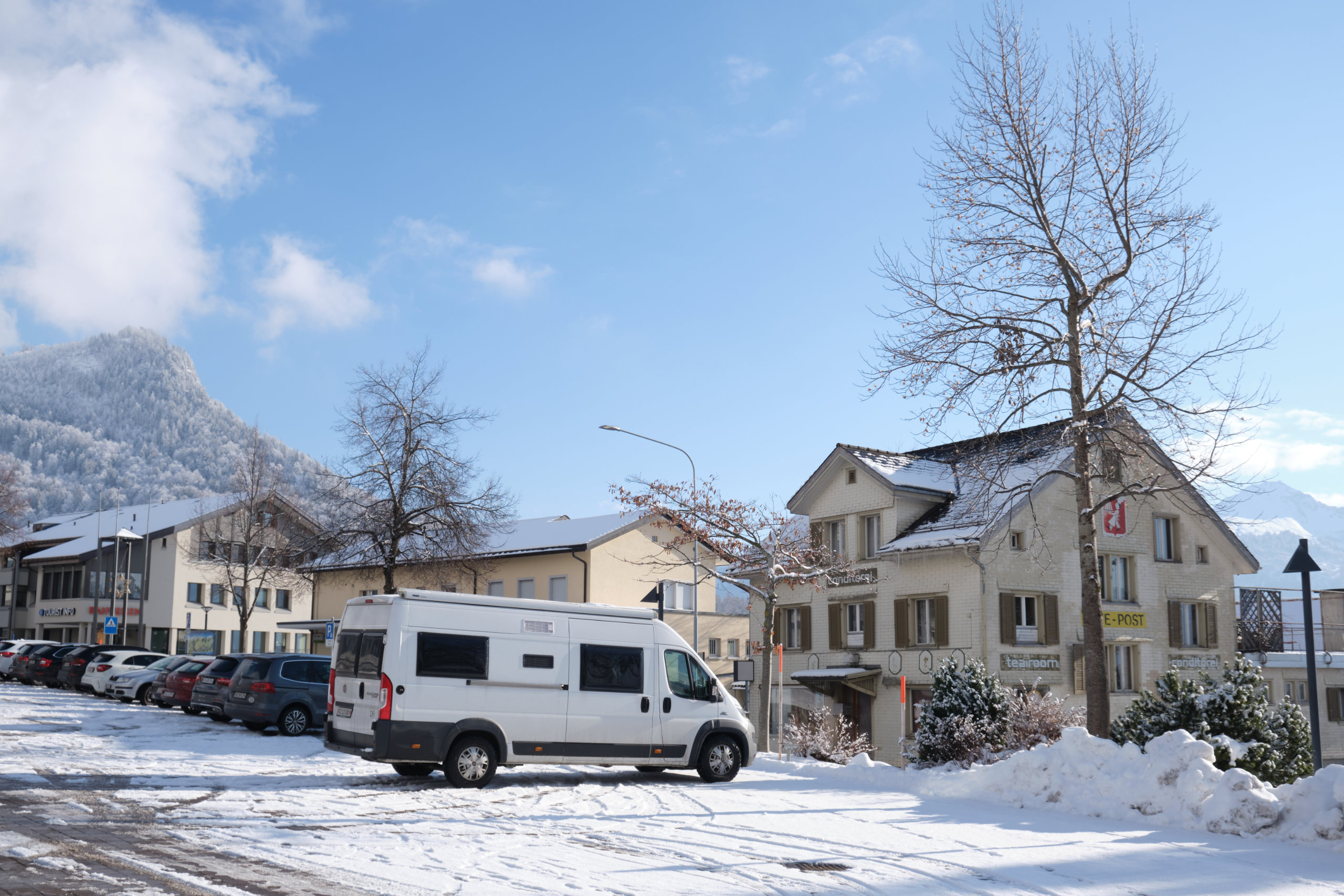 Berge Schnee Avenbüel Amden