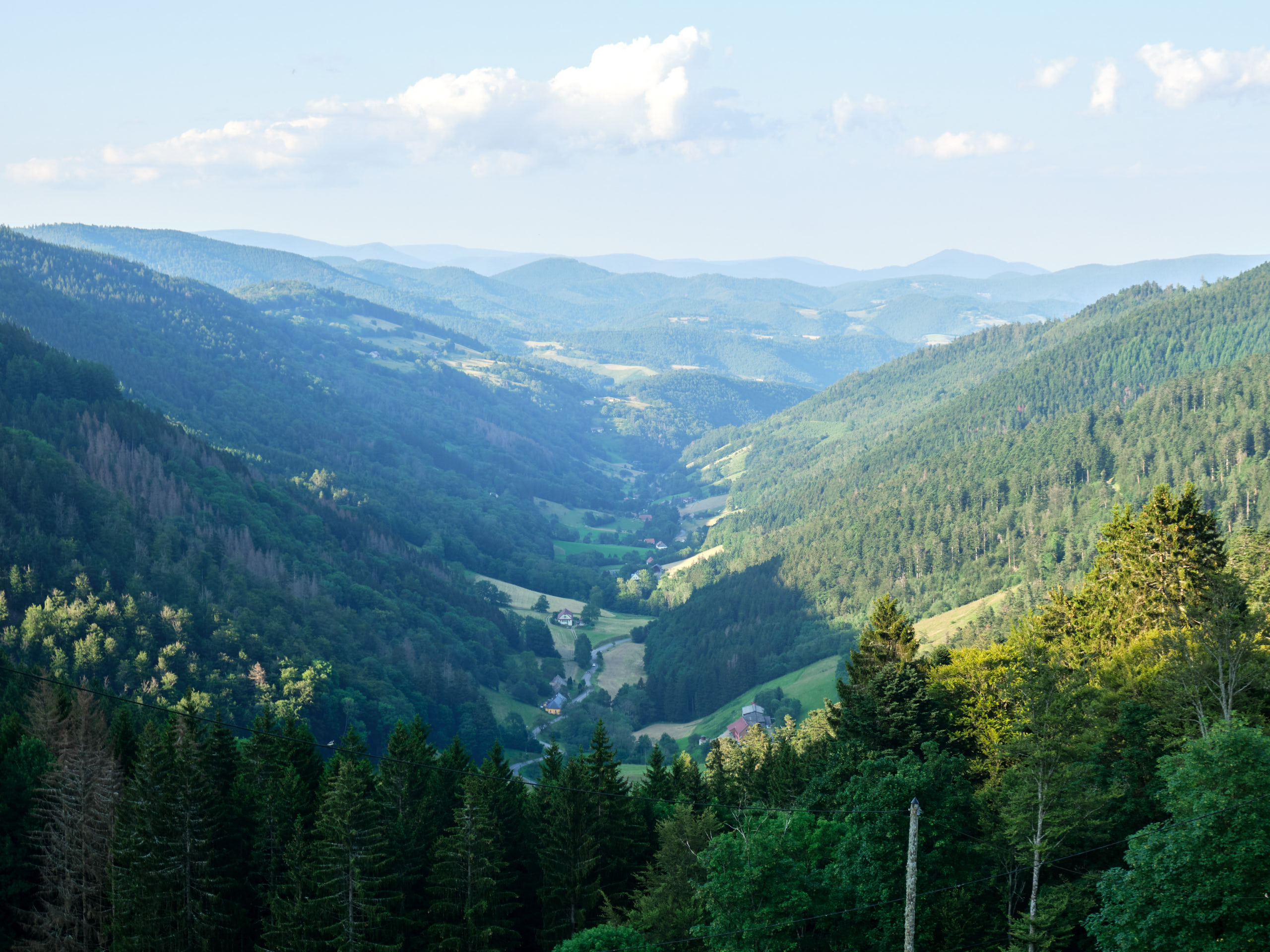 Vogesen Panoramastrasse mit dem Wohmmobil